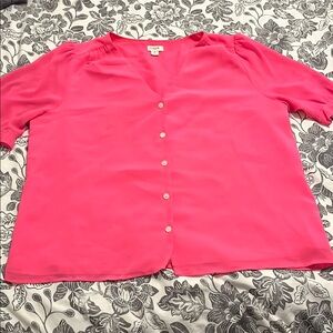 J. Crew Pink Short Sleeve
